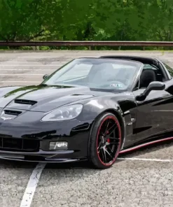 Black 2005 Corvette 5D Diamond Painting