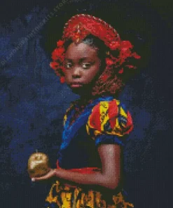 Black Girl Princess 5D Diamond Painting