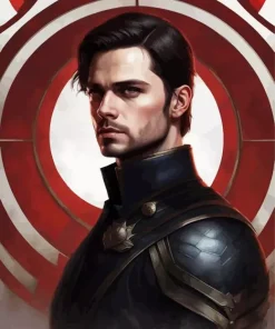 Bucky Barnes Hero Art 5D Diamond Painting