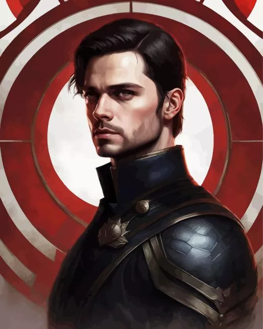 Bucky Barnes Hero Art Diamond By Numbers Bucky Barnes Hero Art 5D Diamond Painting