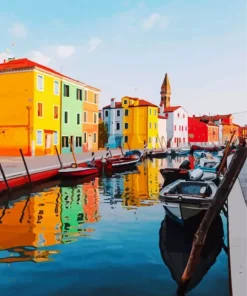 Burano Italy 5D Diamond Painting