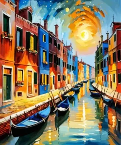 Burano Venice 5D Diamond Painting