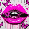 Butterflies Lips 5D Diamond Painting
