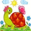 Butterfly And Turtle 5D Diamond Painting