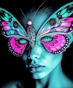 Butterfly Face 5D Diamond Painting
