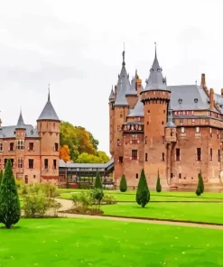 Castle De Haar 5D Diamond Painting