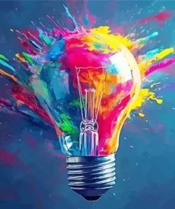 Colorful Abstract Bulb 5D Diamond Painting