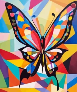Colorful Abstract Butterfly Art 5D Diamond Painting