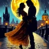 Couple In Moonlight 5D Diamond Painting