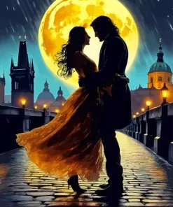 Couple In Moonlight 5D Diamond Painting