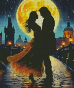 Couple In Moonlight 5D Diamond Painting