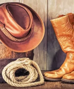 Cowgirl Boot 5D Diamond Painting