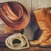Cowgirl Boot 5D Diamond Painting