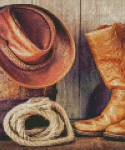 Cowgirl Boot 5D Diamond Painting
