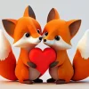 Fox Couple 5D Diamond Painting
