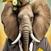 Gentleman Elephant 5D Diamond Painting