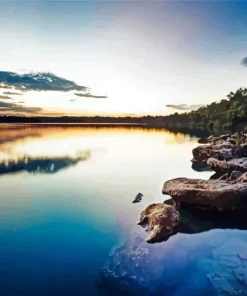 Guatemala Lachu Lake 5D Diamond Painting