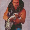 Jake Roberts The Snake 5D Diamond Painting