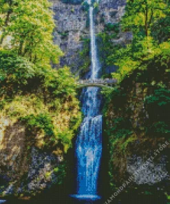 Multnomah Falls Columbia 5D Diamond Painting