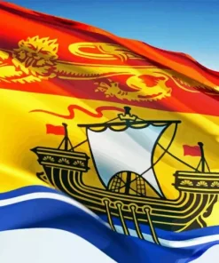 New Brunswick Flag 5D Diamond Painting
