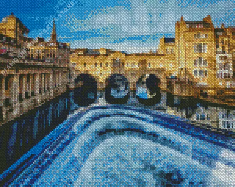 Pulteney bridge Diamond Paints Pulteney Bridge 5D Diamond Painting