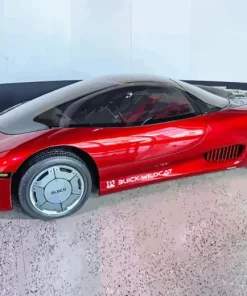 Red Buick Supercar 5D Diamond Painting
