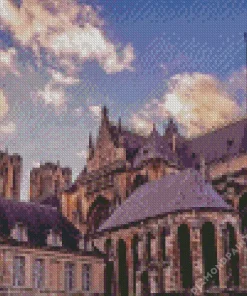 Reims Cathedral 5D Diamond Painting