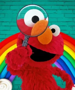 Sesame Elmo 5D Diamond Painting