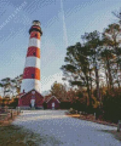 Summersville Lake Lighthouse 5D Diamond Painting