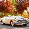 White 1953 Buick Skylark 5D Diamond Painting