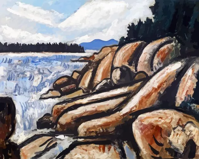 abstract marsden hartley Diamond With Numbers Abstract Marsden Hartley 5D Diamond Painting