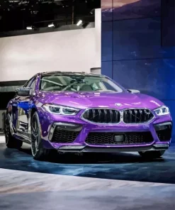 Aesthetic Purple Bmw 5D Diamond Painting