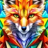 Aesthetic Fox Female 5D Diamond Painting