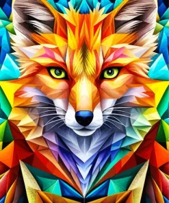 Aesthetic Fox Female 5D Diamond Painting