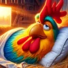Aesthetic Funny Chicken Art 5D Diamond Painting