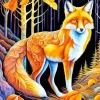 Autumn Fox 5D Diamond Painting