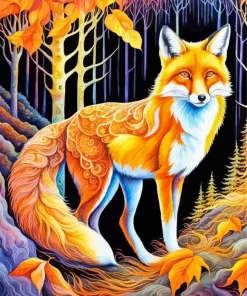 Autumn Fox 5D Diamond Painting