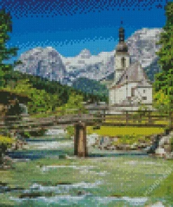 Bavarian Alps 5D Diamond Painting