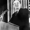 Black And White Hubert Humphrey 5D Diamond Painting