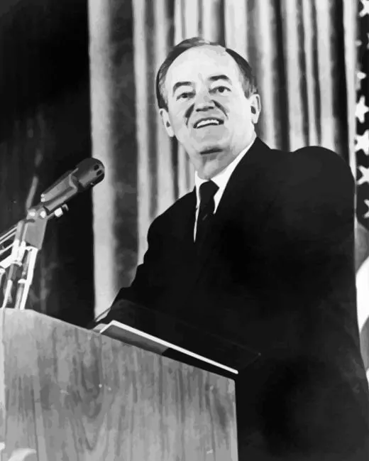 black and white Hubert Humphrey Diamond Dotz Black And White Hubert Humphrey 5D Diamond Painting