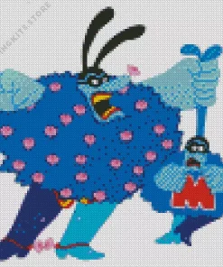 Blue Meanies 5D Diamond Painting