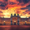 Buckingham Palace At Sunset 5D Diamond Painting
