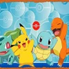 Bulbasaur Charmander Squirtle And Pikachu 5D Diamond Painting