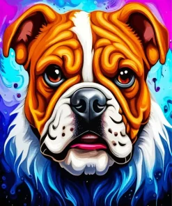 Bulldog Face 5D Diamond Painting