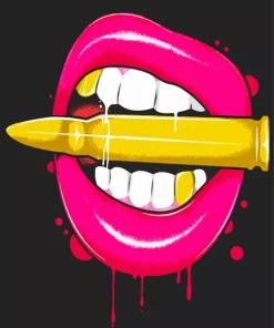 Bullet Lips 5D Diamond Painting