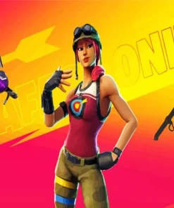 Bullseye Fortnite 5D Diamond Painting