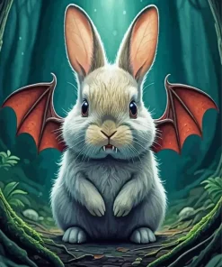 Bunny Bat 5D Diamond Painting
