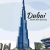 Burj Khalifa Poster 5D Diamond Painting