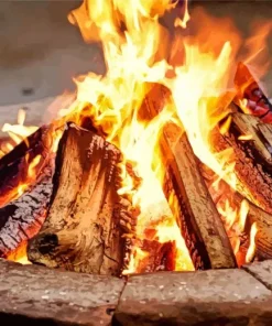 Burning Wood 5D Diamond Painting