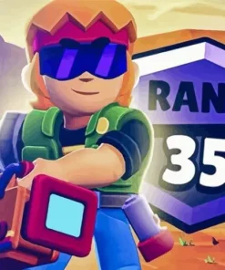 Buster Brawl Stars 5D Diamond Painting